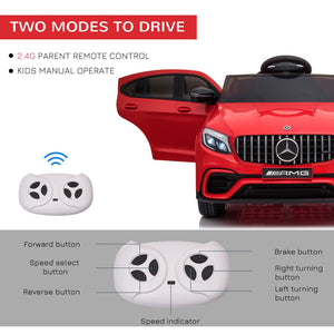 English Elm Aosom Bmw 507 Licensed Kids 12v Ride on Car with Remote Suspension and Retro Style Red W2225P156321