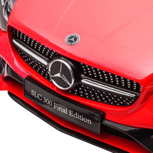English Elm Aosom Mercedes Slc 300 Kids 12v Ride on Car with Remote Suspension and Lights Red W2225P156312