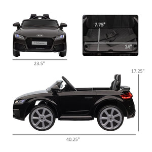 English Elm Aosom Licensed Audi Tt Rs 6v Kids Ride on Car with Remote Suspension and Music W2225P156314
