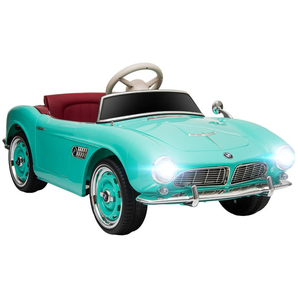 English Elm Aosom Bmw 507 Licensed Kids 12v Ride on Car with Remote Suspension and Retro Style W2225P156322