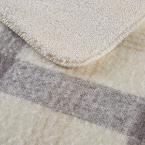 English Elm Faux Mohair to Sherpa Throw - Plush Plaid Reversible 50x60 Cozy Lightweight Machine Washable Comfort B035129468
