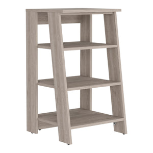 English Elm Cabinet with Four Open Shelves and Legs, 17.3"W x 16.9"D x 29.7"H, Compact Vertical Storage Solution Gray 36.61 L x 20.86 W x 3.93 H B097133247