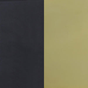 English Elm Black Modern Dining Chairs Set of 4 with Brass Swooping Metal Base, Cushioned PU Seat & Tall Backrest B062S00322