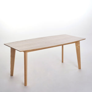 English Elm Christopher Knight Home® - ATHENS Solid Wood Dining Table in Natural Ash Finish — Seats 6, Durable Holiday-Ready Kitchen Centerpiece 60905.00