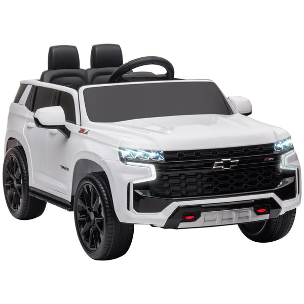English Elm Aosom Chevrolet Tahoe 12v Kids Electric Ride on Truck with Remote and Suspension W2225P156333