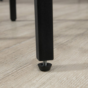 English Elm Homcom Industrial 5-Piece Bar Table & Stools Set - Space-Saving Dining For Kitchen & Pub Areas W2225P156370