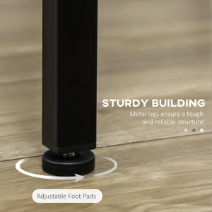 English Elm HOMCOM Rustic 5-Piece Counter Height Bar Set with 43.25" Wood Top & 4 Stools, Industrial Gray Finish W2225P156386