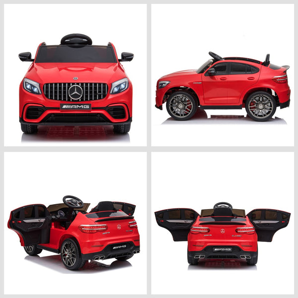 English Elm Aosom Bmw 507 Licensed Kids 12v Ride on Car with Remote Suspension and Retro Style Red W2225P156321