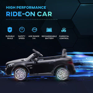 English Elm Aosom Mercedes Slc 300 Kids 12v Ride on Car with Remote Suspension and Lights W2225P156313