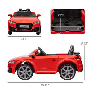 English Elm Aosom Licensed Audi Tt Rs 6v Kids Ride on Car with Remote Suspension and Music W2225P156330