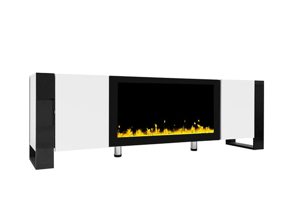 English Elm Only Fireplace Insert with Flame Simulation for Living Room Tv Stand Media Wall WF314697AAA