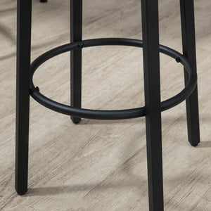 English Elm Homcom Industrial 5-Piece Bar Table & Stools Set - Space-Saving Dining For Kitchen & Pub Areas W2225P156370