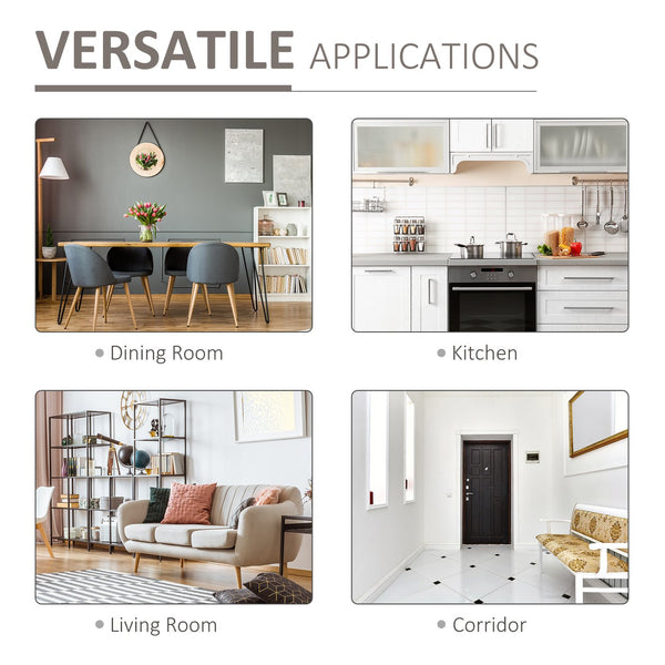 English Elm HOMCOM Farmhouse Coffee Bar Cabinet with Rustic Sliding Barn Door, Wine Racks, Drawers & Shelves for Kitchen and Dining Room (31.5" W) White W2225P156380