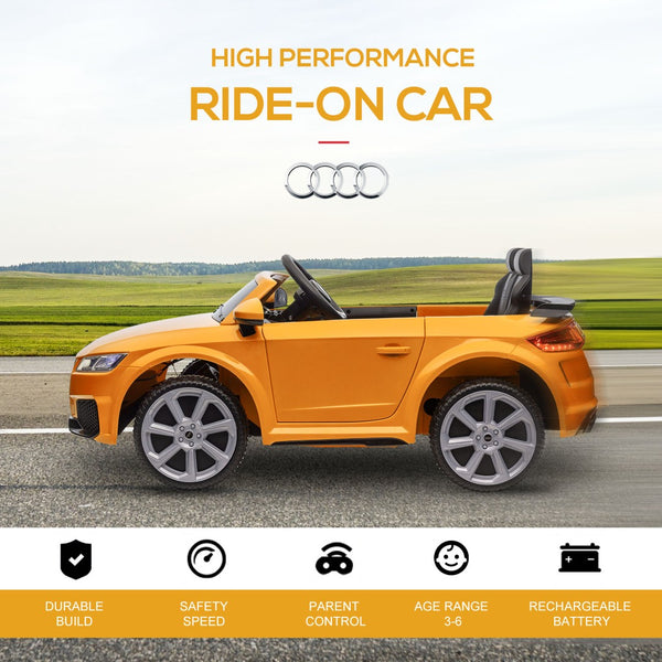 English Elm Aosom Licensed Audi Tt Rs 6v Kids Ride on Car with Remote Suspension and Music W2225P156326