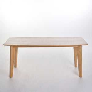 English Elm Christopher Knight Home® - ATHENS Solid Wood Dining Table in Natural Ash Finish — Seats 6, Durable Holiday-Ready Kitchen Centerpiece 60905.00