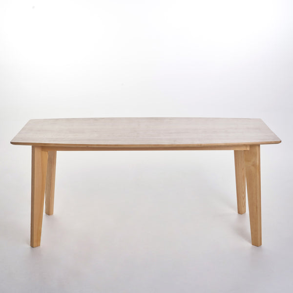 English Elm Christopher Knight Home® - ATHENS Solid Wood Dining Table in Natural Ash Finish — Seats 6, Durable Holiday-Ready Kitchen Centerpiece 60905.00