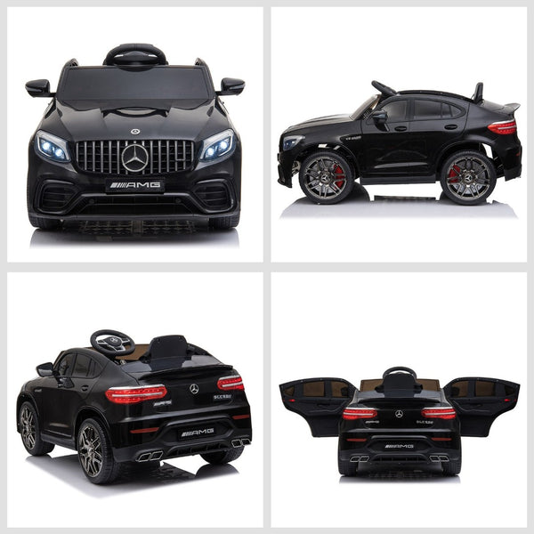 English Elm Aosom Bmw 507 Licensed Kids 12v Ride on Car with Remote Suspension and Retro Style Black W2225P156315
