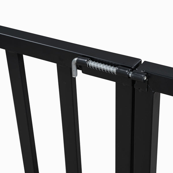 English Elm Twin Metal House Bed with Roof, Fence & Door — Enclosed Playful Twin Frame for Imaginative Kids Sleeps Black MF315932AAB