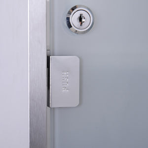 English Elm Kleankin Wall Mounted Medicine Cabinet - Lockable Stainless Steel Storage With 3 Shelves & Glass Door W2225P156398