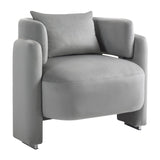 Hearth and Haven Modern Design Velvet Lounge Chair, Single Sofa with Pillows For Living Room, Bedroom W2215P147883
