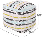 Christopher Knight Home® - Noble House - Woven Cotton Pouf