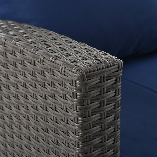 English Elm Patio Furniture Sets: Stylish & Durable Outdoor Seating With Plush Cushions, Weather-Resistant Design W1703S00008-GIGA