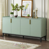 Hearth and Haven U_Style Storage Cabinet Sideboard Wooden Cabinet with 4 Doors For Hallway, Entryway, Living Room, Adjustable Shelf WF317431AAC