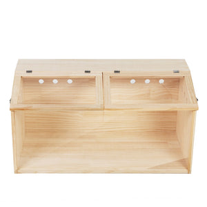English Elm Middle Pine Wood Small Animal Habitat with Clear Acrylic Front Panel for Easy Viewing W2181P156758