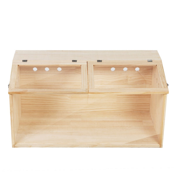 English Elm Middle Pine Wood Small Animal Habitat with Clear Acrylic Front Panel for Easy Viewing W2181P156758