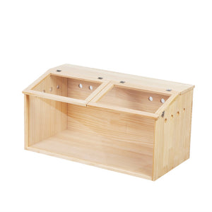 English Elm Middle Pine Wood Small Animal Habitat with Clear Acrylic Front Panel for Easy Viewing W2181P156758
