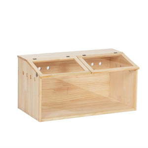 English Elm Middle Pine Wood Small Animal Habitat with Clear Acrylic Front Panel for Easy Viewing W2181P156758