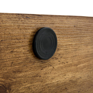 English Elm Modern MDF coffee table with textured grain finish, durable easy-assemble design for stylish living rooms Wood W1151P194277