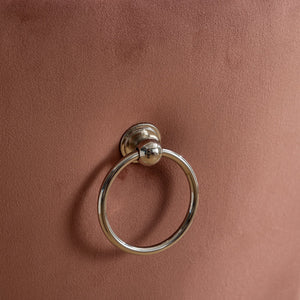 English Elm A&A Nikki Modern Tufted Dining Chairs Set of 2 — White PU & Pink Velvet, Nailhead Trim, Wood Legs W1143P357046