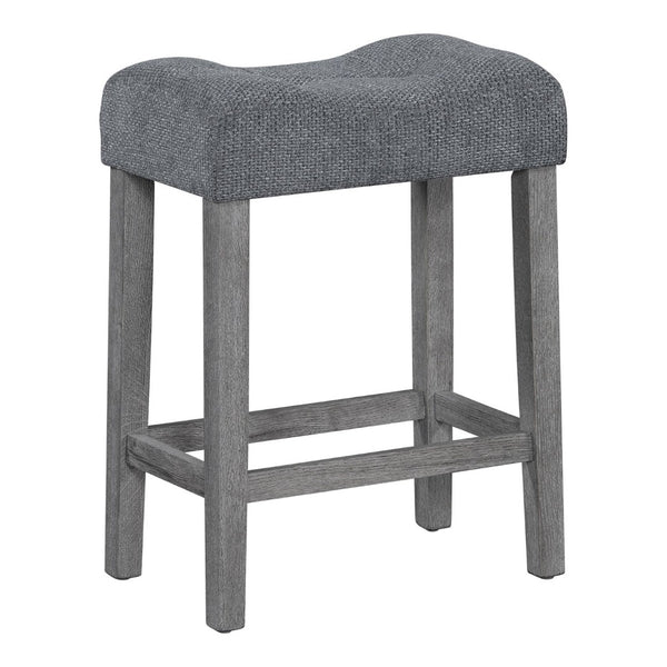 English Elm Bar Table Set with Stools Built-in Charging Outlet Industrial Loft Dining W1781P145876