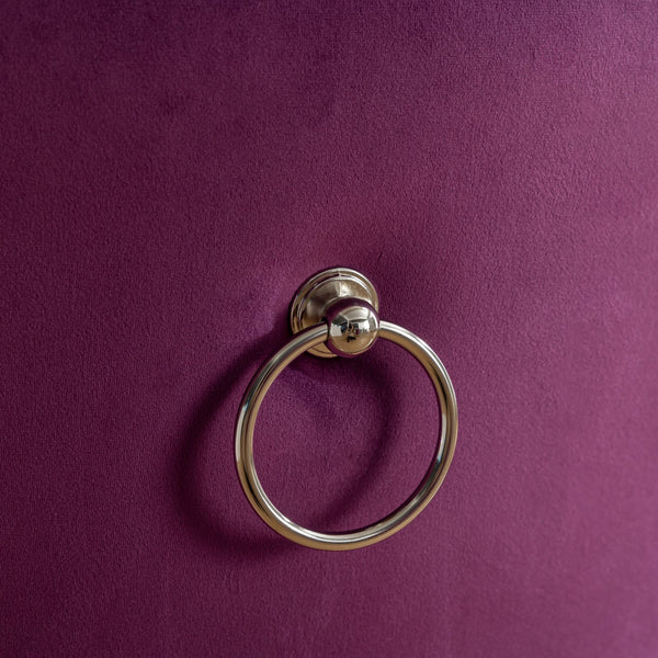 English Elm Nikki Elegant Tufted Velvet Dining Chair with Solid Wood Frame, High-Density Foam & Steel Spring Purple W1143P151489