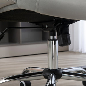 English Elm Vinsetto Velvet Office Chair - Stylish Button Tufted Desk Chair With Swivel Wheels & Adjustable Height W2225P157904-GIGA