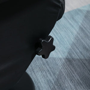 English Elm HOMCOM Swivel Recliner with Ottoman - PU Leather Reclining Chair 135° Comfort, Padded Support W2225P157915