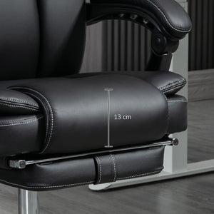 English Elm Vinsetto Ergonomic Massage Office Chair With 6 Vibration Points & Heated Recline For Ultimate Comfort W2225P157934-GIGA