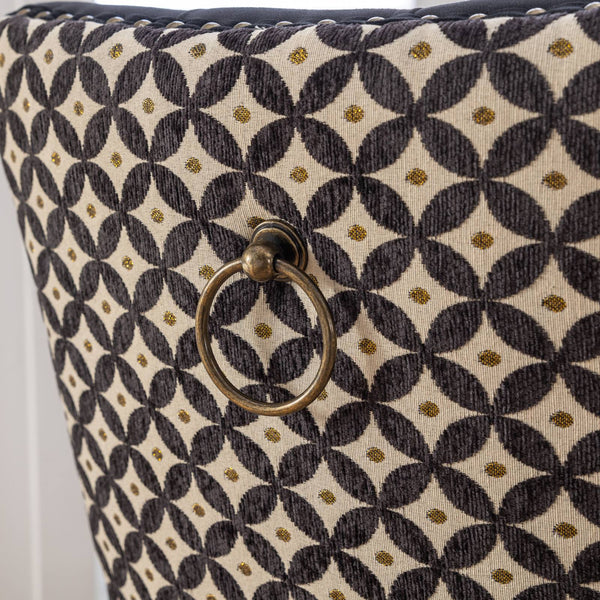 English Elm Classic Velvet Tufted Dining Chair with Solid Wood Frame, High-Density Foam & Steel Spring Support Black W1143P152034