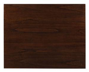 English Elm Graham White Counter Height Dining Table with Usb Ports Open Shelves Small Space B061P160001