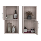 English Elm Medicine Cabinet Florence, Bathroom, White Oak