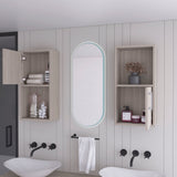 English Elm Medicine Cabinet Florence, Bathroom, White Oak