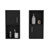 English Elm Medicine Cabinet Florence, Bathroom, Black