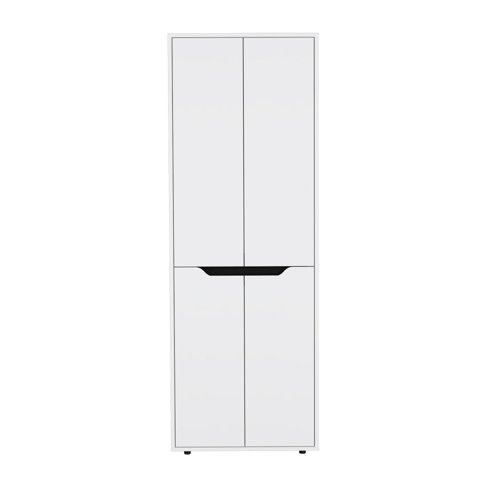 English Elm Multistorage Kitchen Pantry Helper - Sleek White & Black Engineered Wood Organizer, Easy Assemble, Durable Storage Solution for Efficient Kitchen Organization B092P160286