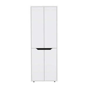English Elm Multistorage Kitchen Pantry Helper - Sleek White & Black Engineered Wood Organizer, Easy Assemble, Durable Storage Solution for Efficient Kitchen Organization B092P160286