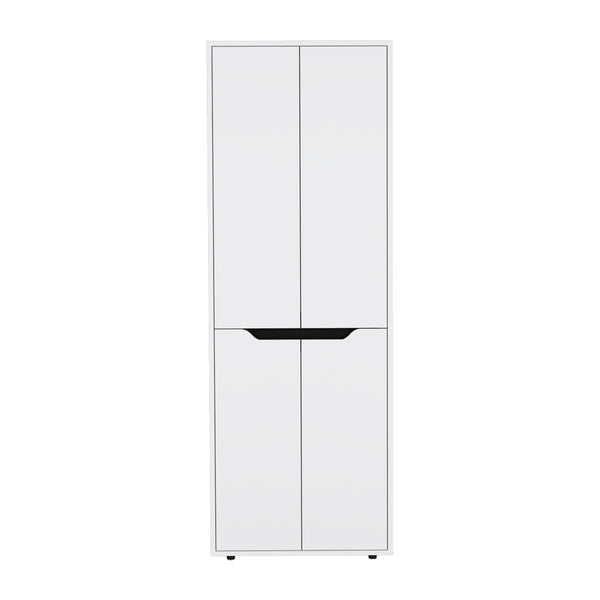 English Elm Multistorage Kitchen Pantry Helper - Sleek White & Black Engineered Wood Organizer, Easy Assemble, Durable Storage Solution for Efficient Kitchen Organization B092P160286