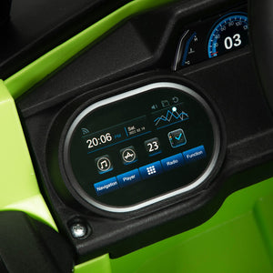 English Elm 12v Kids Electric Ride on Utv with Led Lights Horn Safety Belt Forward Reverse Green W2181P160394