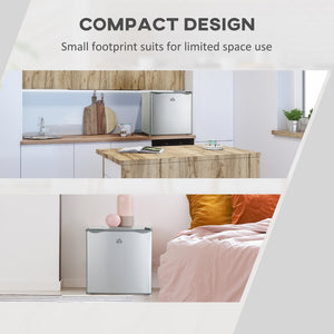 English Elm Homcom Compact Upright Freezer 1.1 Cu Ft with Reversible Door for Dorm or Office W2225P160420
