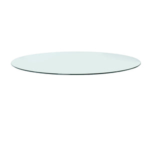 English Elm T1204-2 Round Tempered Glass Tabletop 47 Inch Dining Cafe or Workspace Surface W210P199312