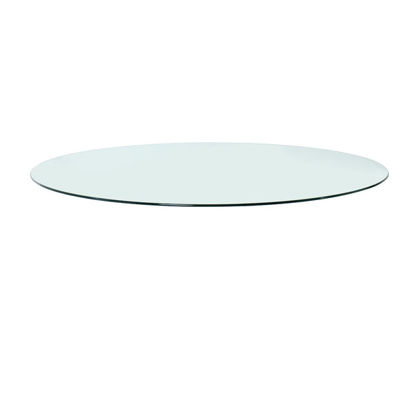 English Elm T1204-2 Round Tempered Glass Tabletop 47 Inch Dining Cafe or Workspace Surface W210P199312